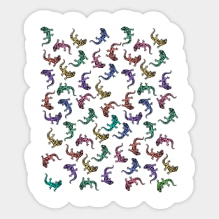 Lizard pattern Sticker